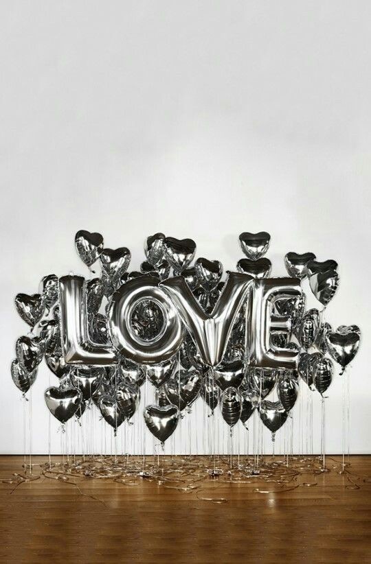 LOVE yazılı küçük boy harf folyo balon